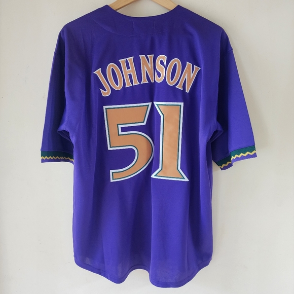 RANDY JOHNSON ARIZONA DIAMONDBACKS THROWBACK JERSEY - Picture 4 of 6